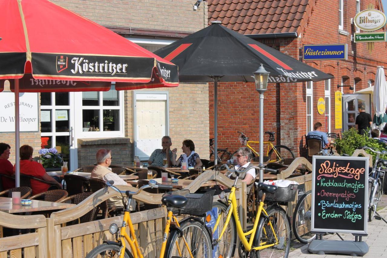 Hotel Pension Am Hafen Norddeich  Bagian luar foto